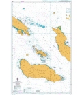 British Admiralty Nautical Chart 3997 Indispensable Strait