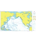 British Admiralty Nautical Chart 4008 A Planning Chart for the North Pacific Ocean