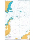 British Admiralty Nautical Chart 4024 Weddell Sea to Mar del Plata