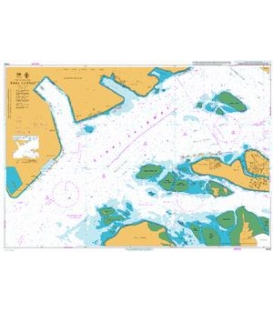 British Admiralty Nautical Chart 4032 Sinki Fairway