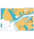British Admiralty Nautical Chart 4033 Tuas Bay West Jurong Channel and Pesek Basin