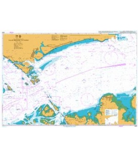 British Admiralty Nautical Chart 4041 Pulau Sebarok to Changi