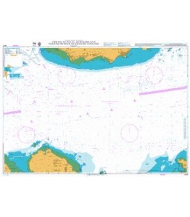 British Admiralty Nautical Chart 4042 Changi to Pulau Mungging and Tanjung Buntan to Tanjung Tondang