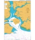 British Admiralty Nautical Chart 4043 Kuala Johor and Sungai Johor