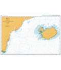 British Admiralty Nautical Chart 4112 Iceland to Greenland