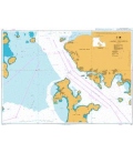 British Admiralty Nautical Chart 4121 Lamma Channels