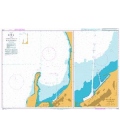 British Admiralty Nautical Chart 4134 Namibia, Approaches to Walvis Bay