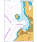 British Admiralty Nautical Chart 4148 Approaches to Table Bay
