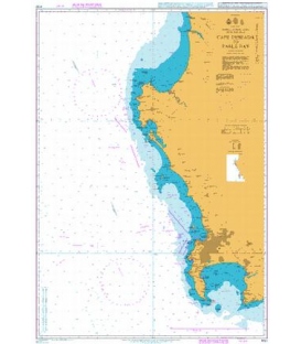 British Admiralty Nautical Chart 4151 Cape Deseada to Table Bay