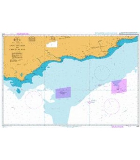 British Admiralty Nautical Chart 4153 Cape Agulhas to Cape St Blaize