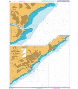 British Admiralty Nautical Chart 4162 Approaches to East London