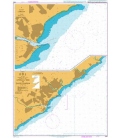 British Admiralty Nautical Chart 4162 Approaches to East London
