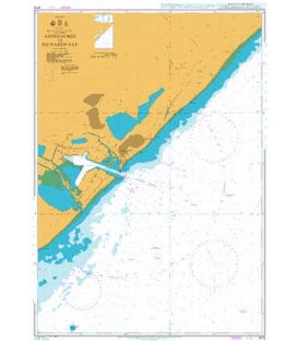 British Admiralty Nautical Chart 4173 Approaches to Richards Bay