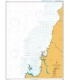 British Admiralty Nautical Chart 4246 Golfo de Arauco to Cabo Carranza