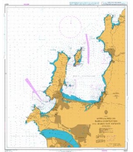 Chile,Approaches to Bahia Concepcion and Bahia San Vicente