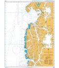 British Admiralty Nautical Chart 4258 Golfo de Penas to Golfo Trinidad