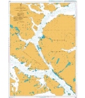 British Admiralty Nautical Chart 4262 Paso Tortuoso and Canal Jeronimo