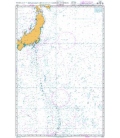 British Admiralty Nautical Chart 4510 Eastern Portion of Japan