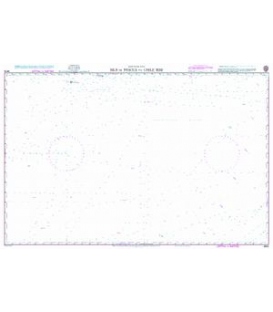 British Admiralty Nautical Chart 4616 Isla de Pascua to Chile Rise