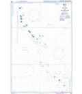 British Admiralty Nautical Chart 4625 Tuvalu to Butaritari