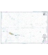 British Admiralty Nautical Chart 4629 Samoa Islands to Northern Cook Islands and Tokelau