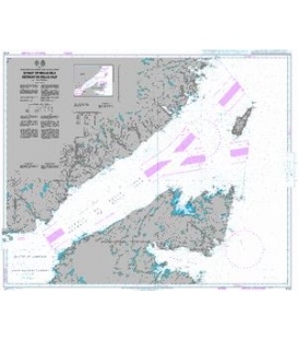 British Admiralty Nautical Chart 4735 Strait of Belle Isle / Detroit de Belle Isle