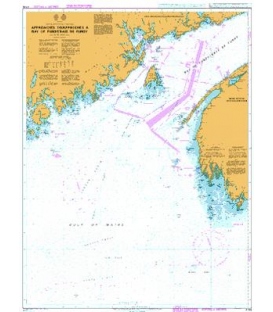 British Admiralty Nautical Chart 4746 Approaches to/Approches a Bay of Fundy/Baie de Fundy