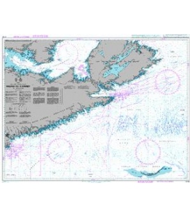 British Admiralty Nautical Chart 4748 Halifax to Sydney