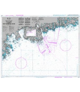 British Admiralty Nautical Chart 4751 Egg Island to/a West Ironbound Island