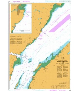 British Admiralty Nautical Chart 4782 Ile du bic au/to Cap de la Tete au Chien