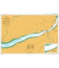 British Admiralty Nautical Chart 4787 Quebec a/to Donnacona