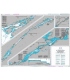 British Admiralty Nautical Chart 4793 Montréal to/à Lake/Lac Ontario