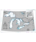 British Admiralty Nautical Chart 4794 Great Lakes/Grands Lacs