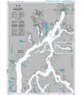 British Admiralty Nautical Chart 4930 Douglas Channel