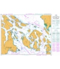 British Admiralty Nautical Chart 4951 Juan de Fuca Strait to/a Strait of Georgia