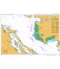 British Admiralty Nautical Chart 4952 Strait of Georgia Southern Portion/Partie Sud
