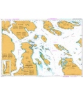 British Admiralty Nautical Chart 4954 Haro Strait, Boundary Pass and Satellite Channel