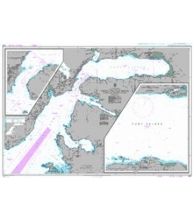 British Admiralty Nautical Chart 4982 Prince William Sound - Valdez Arm and Port Valdez