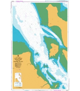 British Admiralty Australian Nautical Chart AUS27 Port Darwin Middle Arm including Channel Island