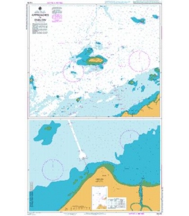 British Admiralty Australian Nautical Chart AUS 64 Approaches to Onslow