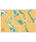 British Admiralty Australian Nautical Chart AUS168 River Tamar Long Reach to Launceston