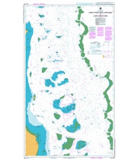 British Admiralty Australian Nautical Chart AUS281 First Three Mile Opening to Cape Direction