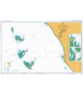 British Admiralty Australian Nautical Chart AUS751 Houtman Abrolhos and Geelvink Channel