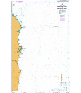 British Admiralty Australian Nautical Chart AUS 767 Wardlaws Point to Eddystone Point