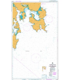 British Admiralty Australian Nautical Chart AUS 796 Tasmin Head to Cape Frederick Hendrick