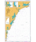 British Admiralty Australian Nautical Chart AUS809 Port Jackson To Port Stephens