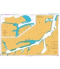 British Admiralty Japanese Nautical Chart JP1265 Kanmon Ko - Wakamatsu