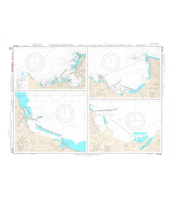 W1196 Plans on the North Part of Honshu-North West Coast