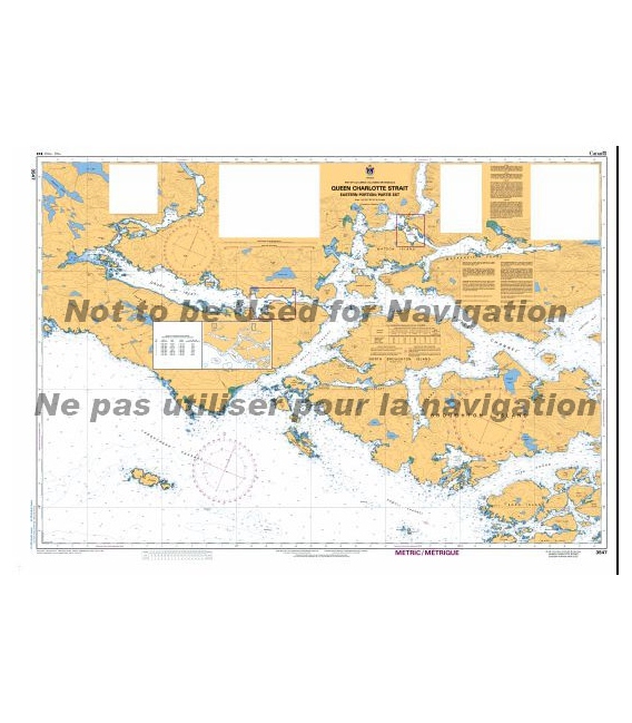 CN 3547 Queen Charlotte Strait, Eastern Portion - Partie Est