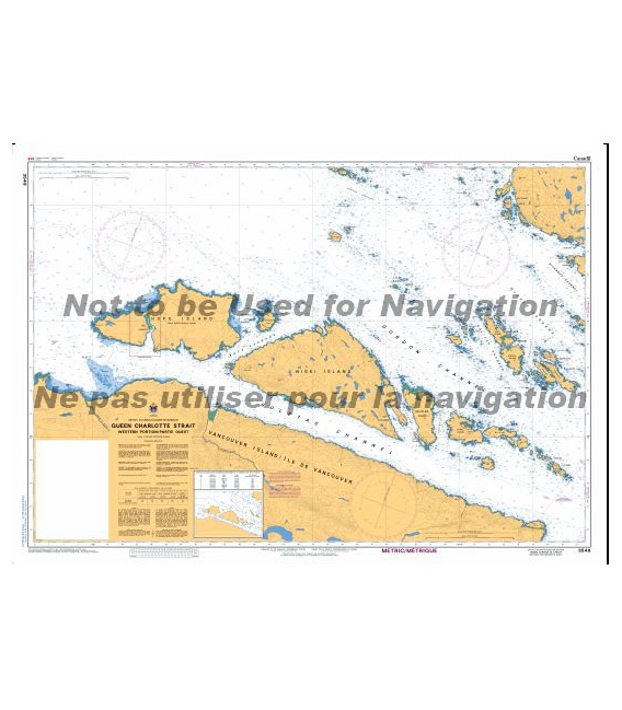 CN 3549 Queen Charlotte Strait Western Portion - Partie Ouest
